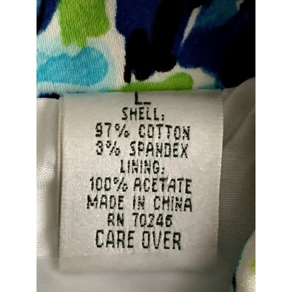 Vibrant Floral Print Womens Button-Up Jacket Size Large - Picture 11 of 11